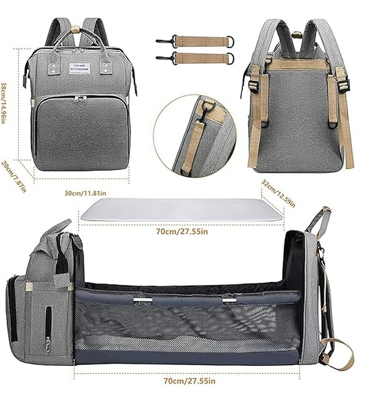 Baby Bag Diaper Bag with Changing Station - حقيبة حفاضات للأطفال مع محطة تغيير