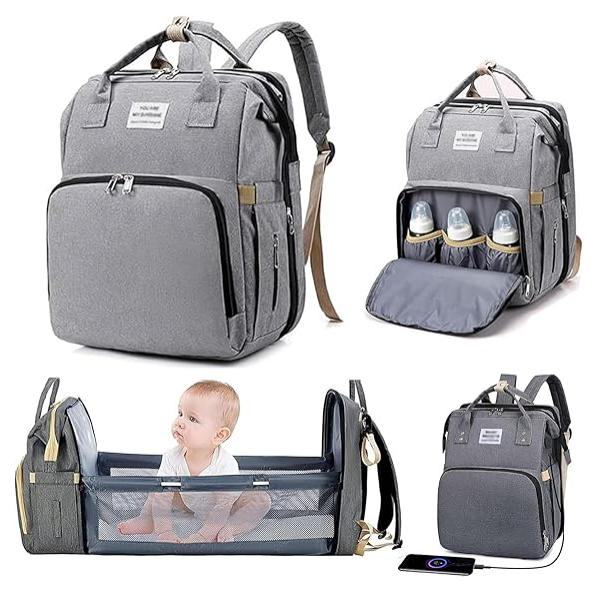 Baby Bag Diaper Bag with Changing Station - حقيبة حفاضات للأطفال مع محطة تغيير