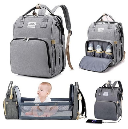 Baby Bag Diaper Bag with Changing Station - حقيبة حفاضات للأطفال مع محطة تغيير